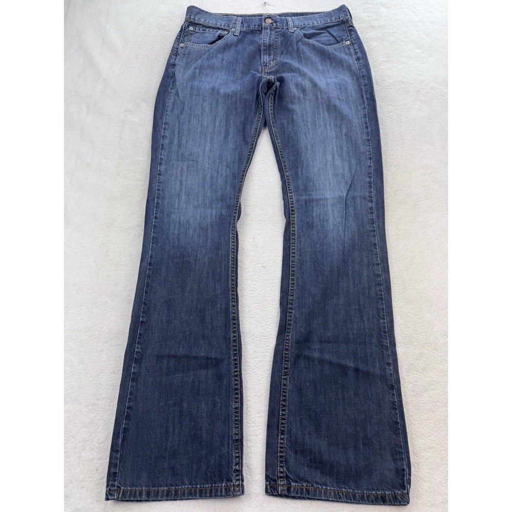 Levis 517 Jeans Mens 34x34 Blue Denim Bootcut Cowboy Western Y2K